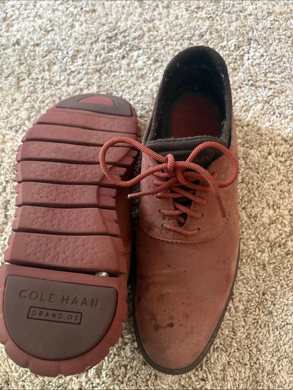 Men's Classic Tan Leather Derby Shoes